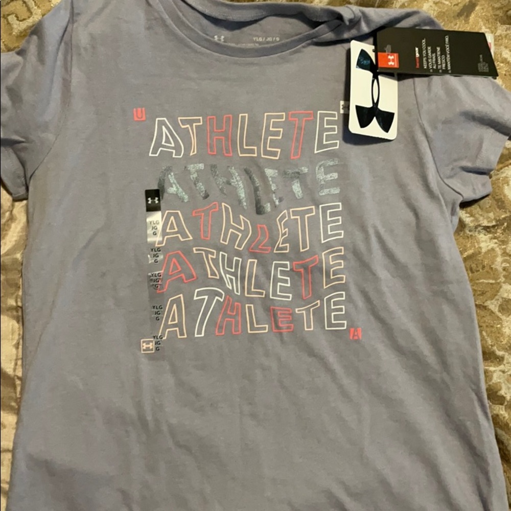 Girls youth Under Armour  tennis top